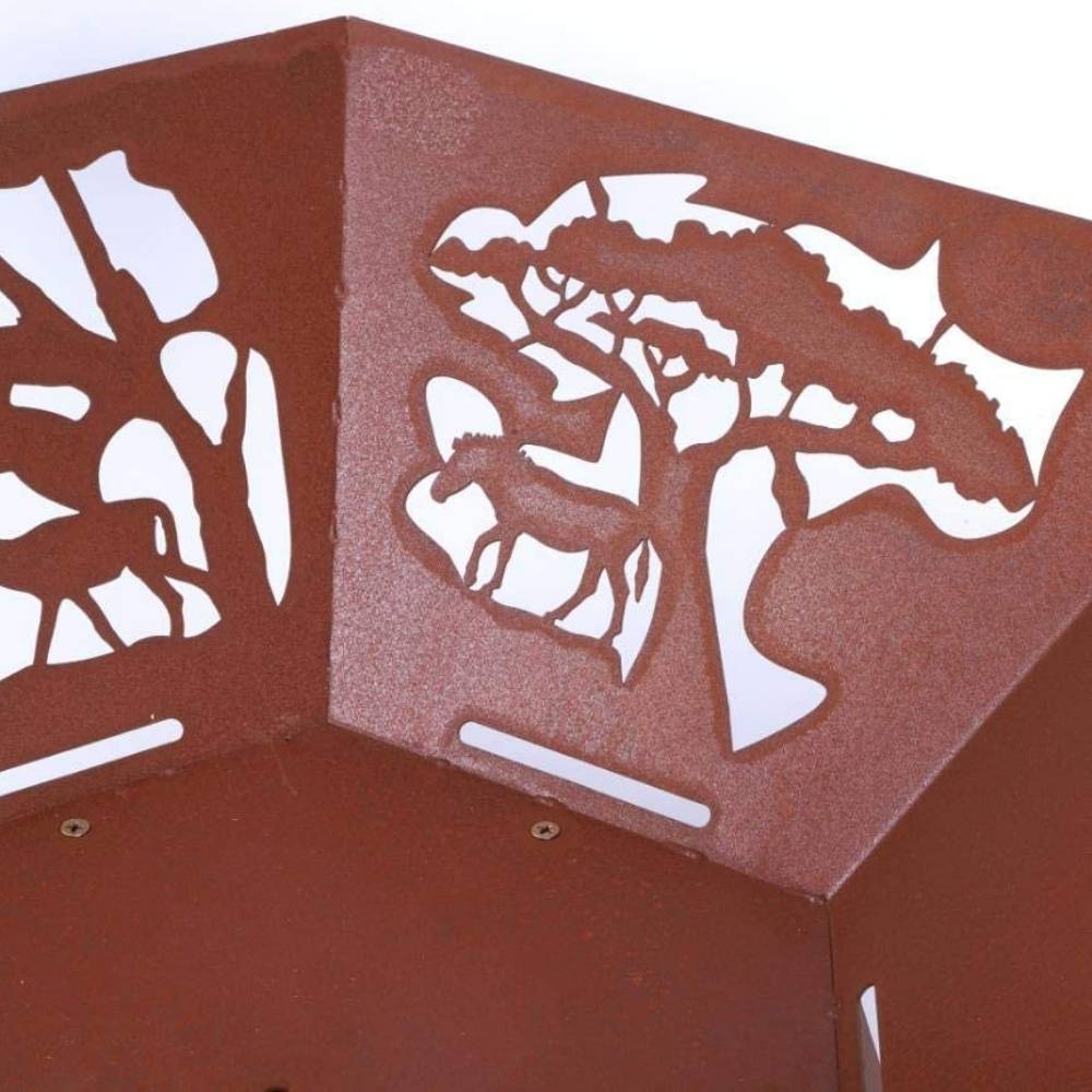 Corten Steel Wood Fire Pit: image 4
