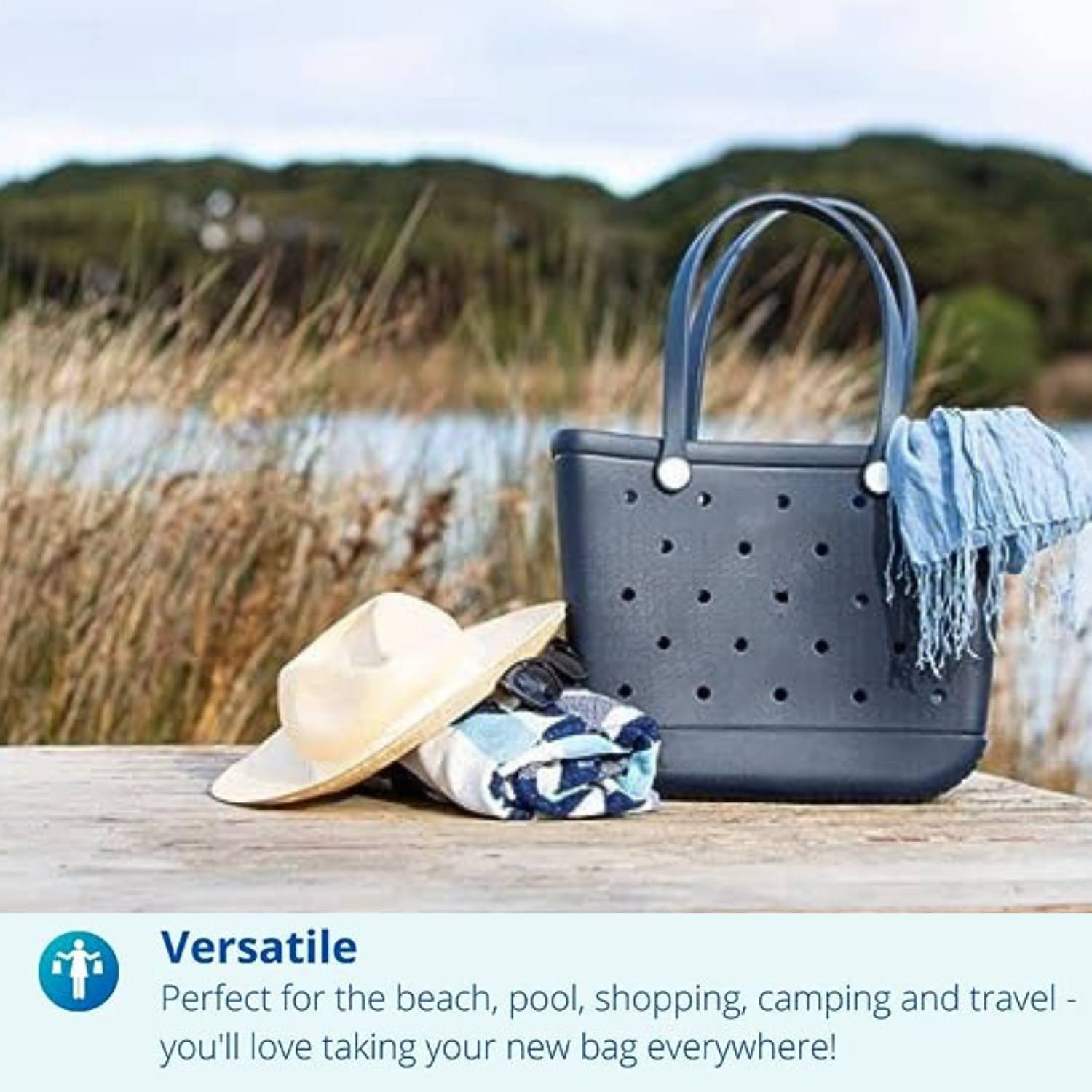 Beach Bag - Blue: image 4