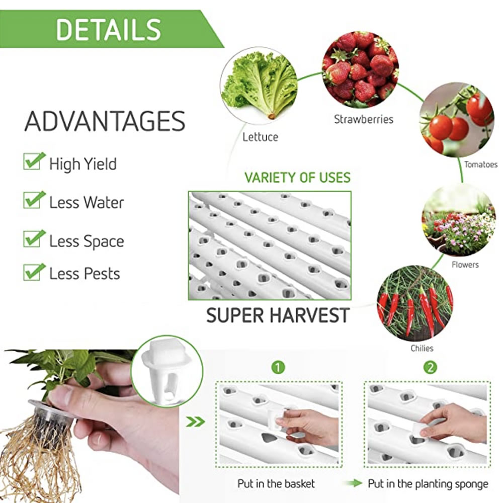 Home Hydroponic Kit - 36 Cup System: image 13