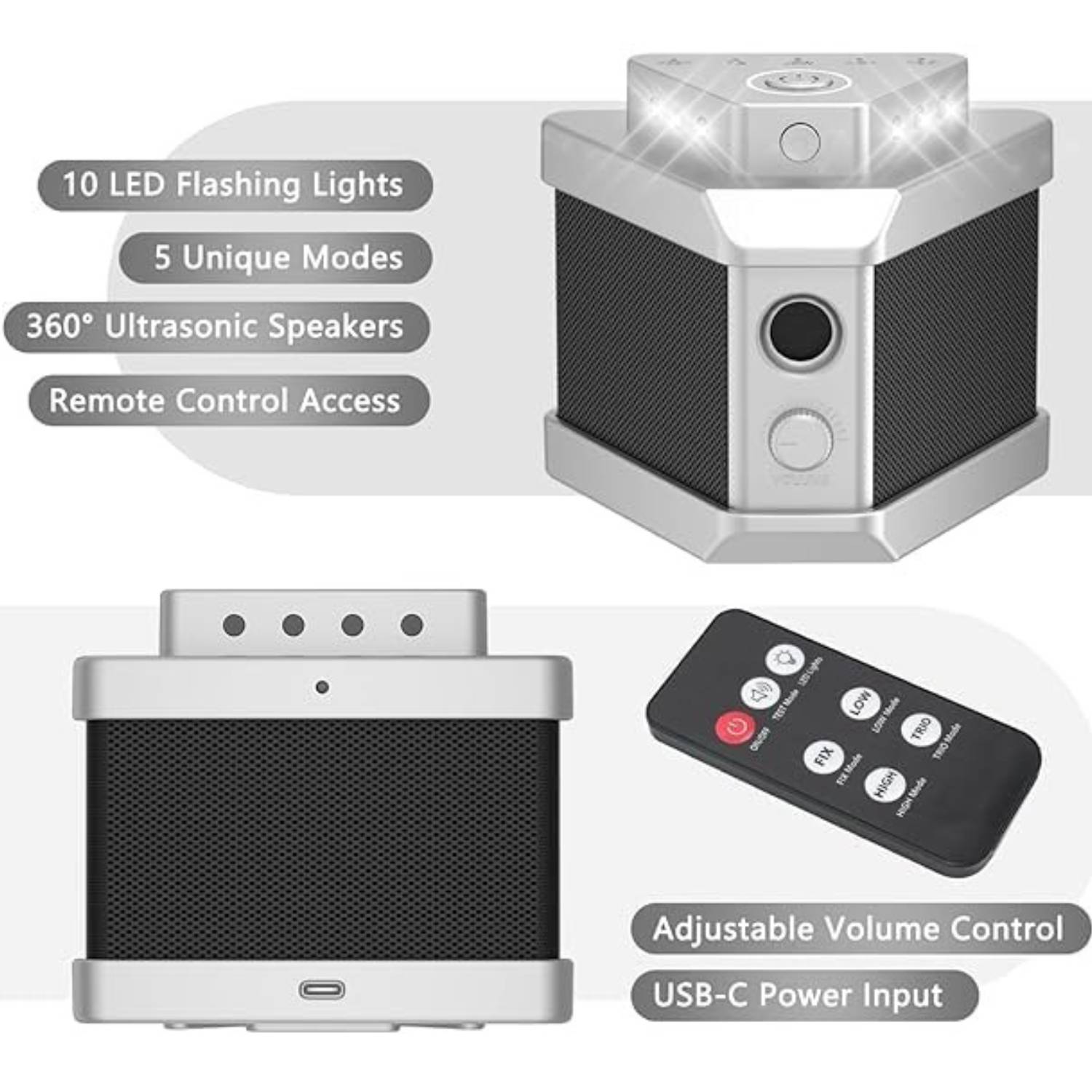 Multifunction ElectroSonic Pest Repeller: image 4