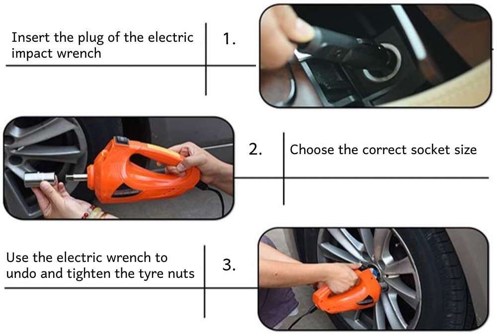 Car Tyre 12V Electric Impact Wrench: image 5
