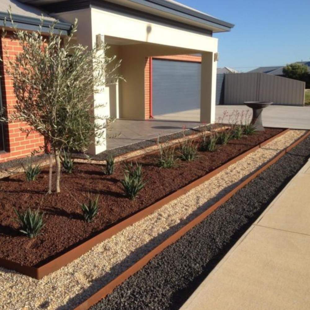 Corten Steel Garden Edge - 100mm Face Height (per m): image 12