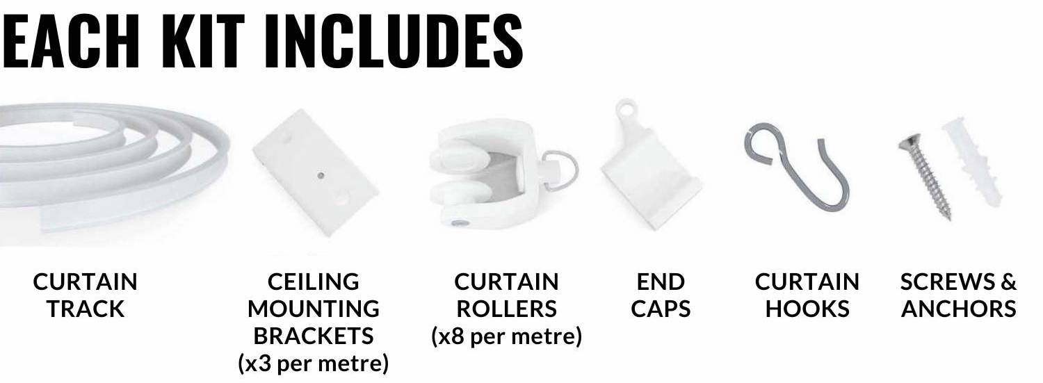 Ceiling Curtain Track: image 9