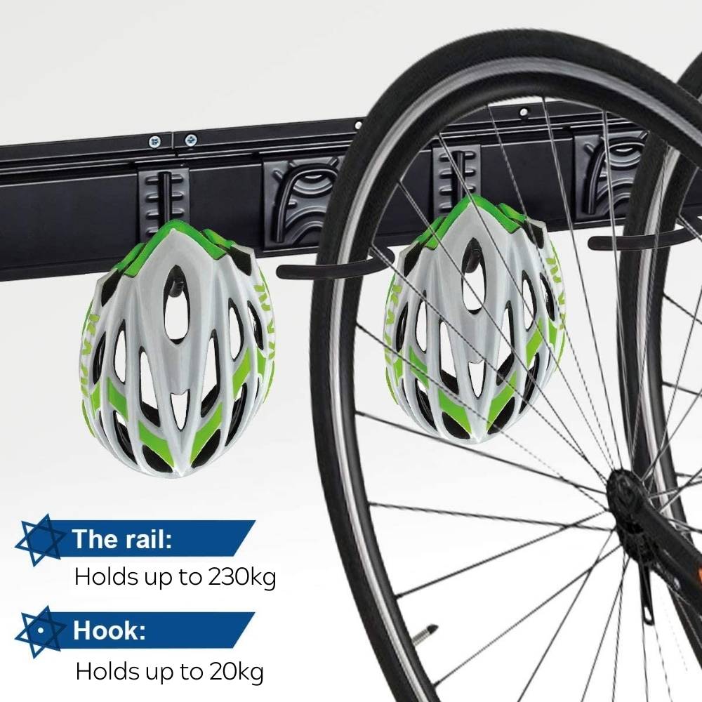 Wall Bike Storage - 4 Bike Rack: image 4