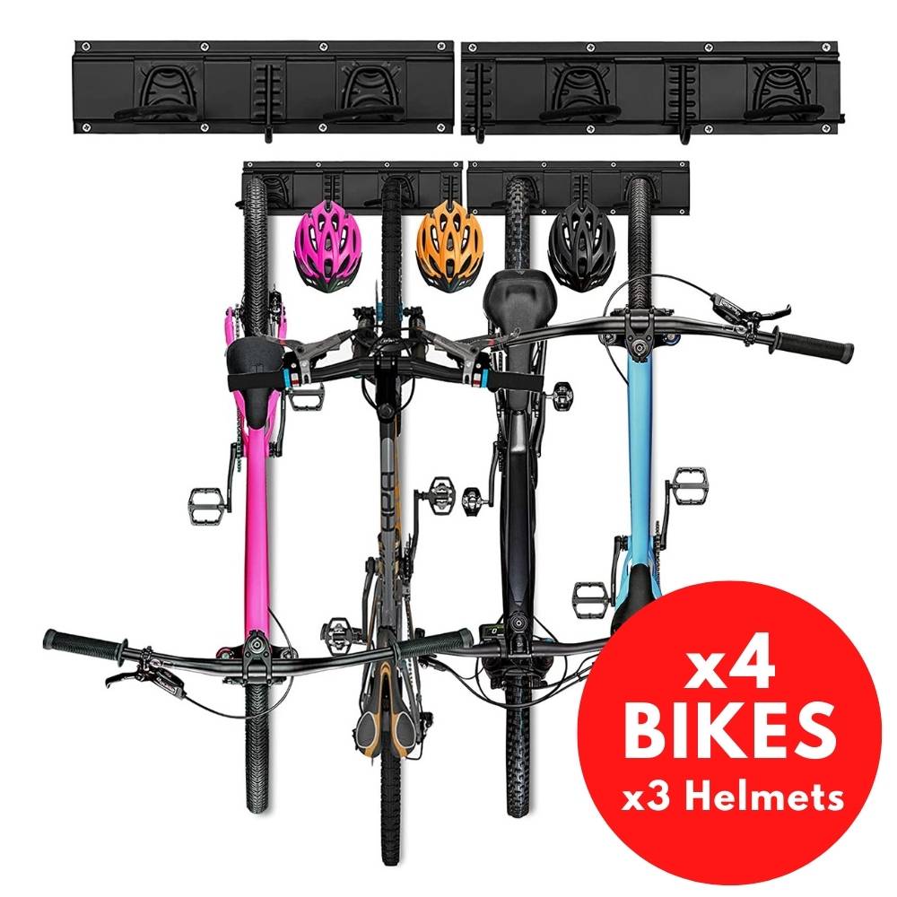 Wall Bike Storage - 4 Bike Rack: image 6