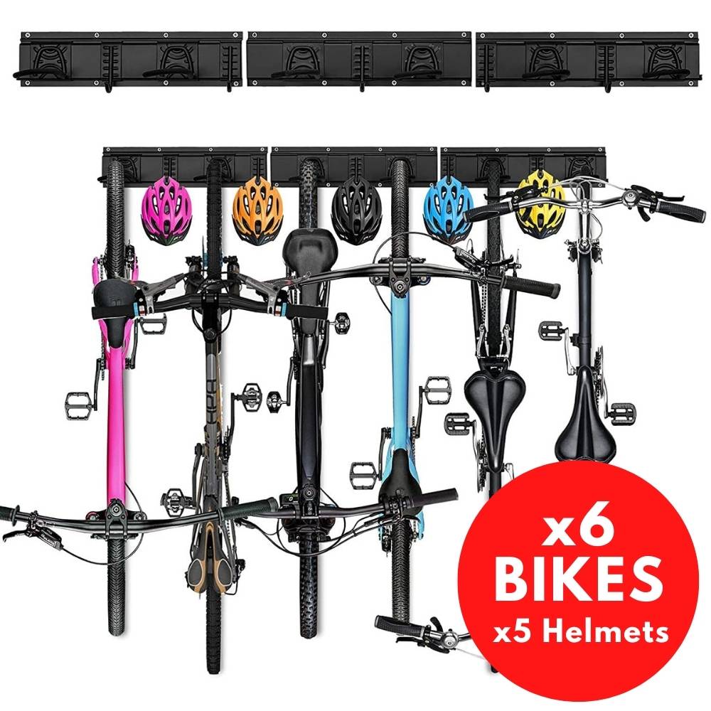 Wall Bike Storage - 4 Bike Rack: image 8