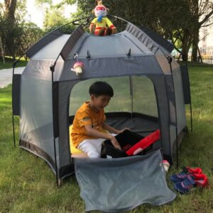buy portable pop up play crib for kids