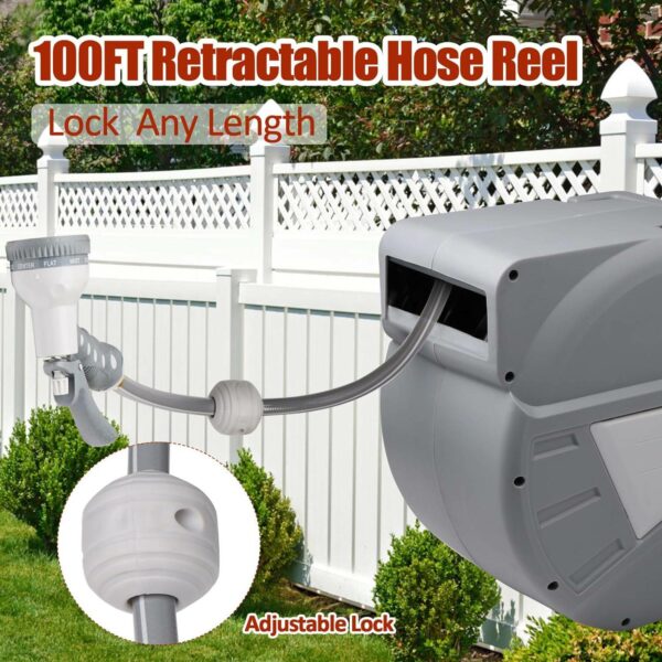 buy wall mounted retractable water hose